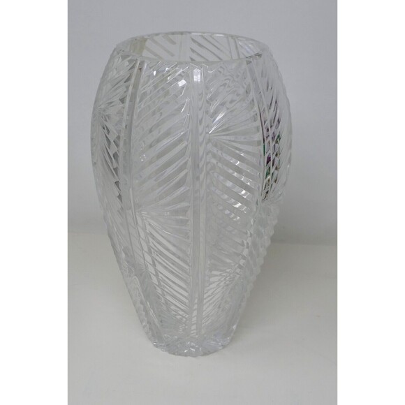 Fifth Avenue Lead Crystal Orleans 9" Vase ~ Made in Poland - Picture 4 of 12